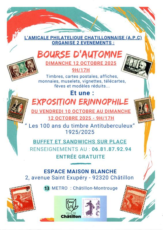 Bourse multi collections - exposition erinnophile