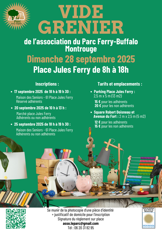 Vide grenier de l’association du parc ferry-buffalo
