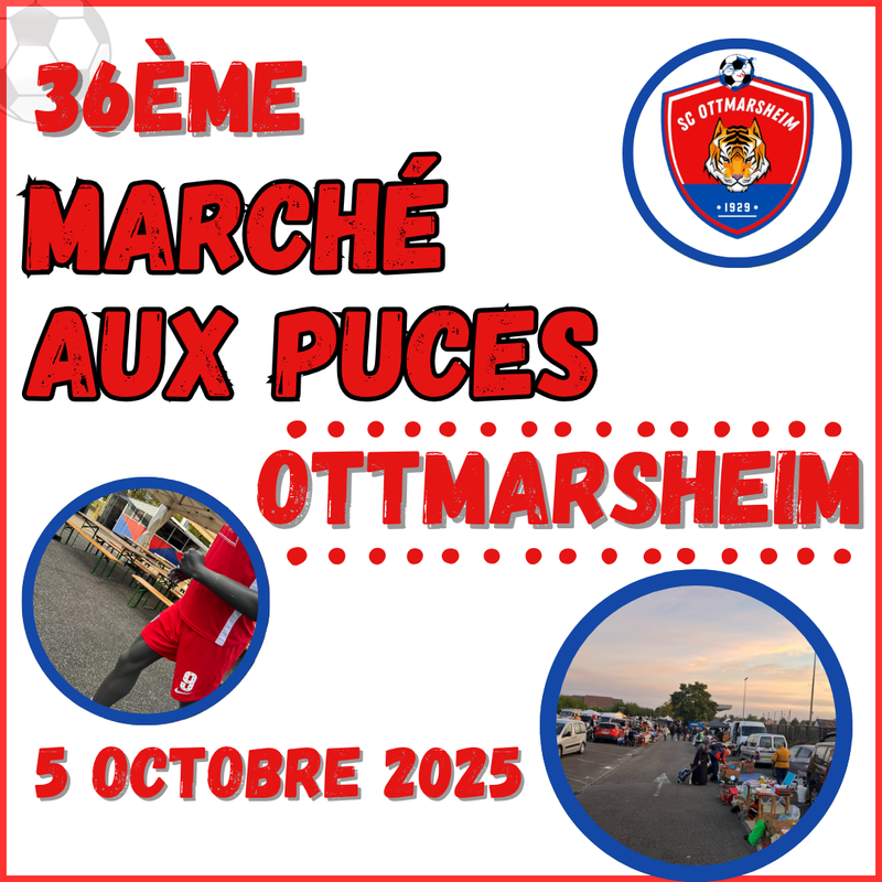 36ème marché aux puces du sco